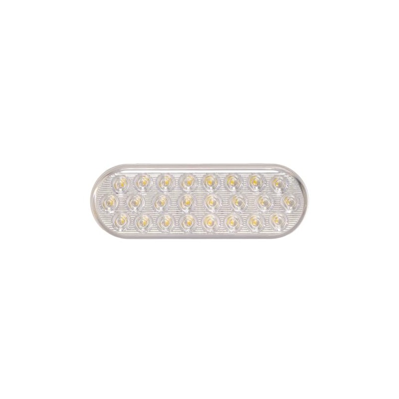 Maxxima 6" Oval LED Programmable Flashing Warning & Back Up