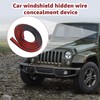 6.56FT Car Cable Wire Hider,Car Windshield Wire Hider,Light bar Wire
