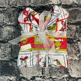 the grinch Dr. Seuss 12 Months Grinch Stole Christmas Pajamas Pant Shirt Toddler 2 pc set