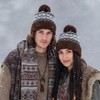 GURU SHOP Bobble Hat from Nepal, Virgin Wool Hat, Winter