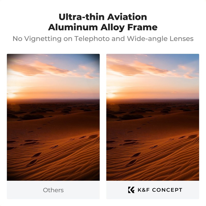 K&F Concept 67mm UV Filter - Ultra-Hard & Ultra-Low Reflectance,