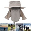 Fishing Hat Nylon Breathable Sun Protection Caps with Neck Flap