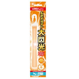 Lumica Light Large Flash (Arc), Orange, Pack of 12