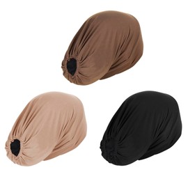 OhMill 3PCS Hijab Underscarf Hat Muslim Inner Hijab Cap Instant Hijab Bonnet Muslim Undercap Hat Turbans Islamic Jersey Hijab