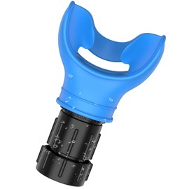 Adjustable Resistance- The Breathing Exercise Device resistance valve is simple to adjust to meet different needs for achieving greater results (Blue)