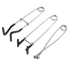 BESPORTBLE Stainless Steel Fish Mouth Spreaders 3pcs Set Fishing Pliers Gripper for Lure Saltwater Freshwater Fish Portable