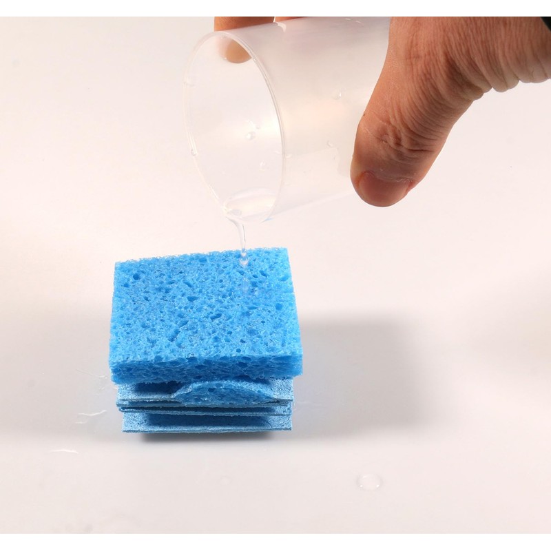 Tueascallk 20 Pcs of Square2.6" x 2.6" x 0.4"(After Soaking)