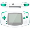 eXtremeRate Chameleon Green Purple Replacement Full Set Buttons for Gameboy