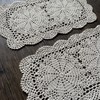 Phantomon Lace Doilies Handmade Crochet Placemats Cotton Doilies Cloth Lace,