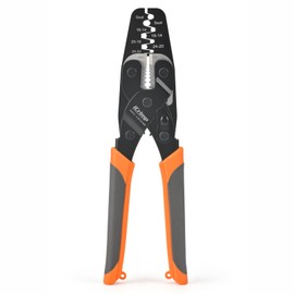 iCrimp Open Barrel Terminal& Weather Pack Terminal Crimper for AWG 24-14 with Built-in Wire Stripper&Cutter