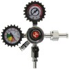 Kegco Premium Commercial Grade Double Gauge CO2 Draft Beer Regulator,Chrome,