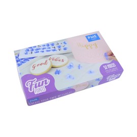 PME Fun Fonts Collection 1 Alphabet Stamps, 52 Upper and Lower Case Letters, Plastic