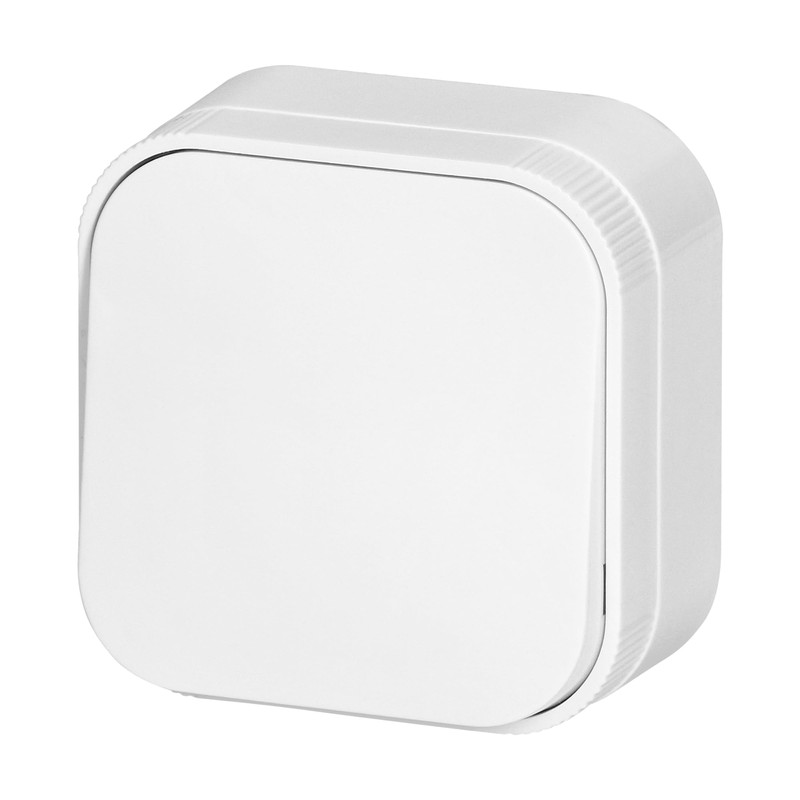 Miratic Single Light Switch, IP20 Light Switch, Surface-Mounted, Ideal for
