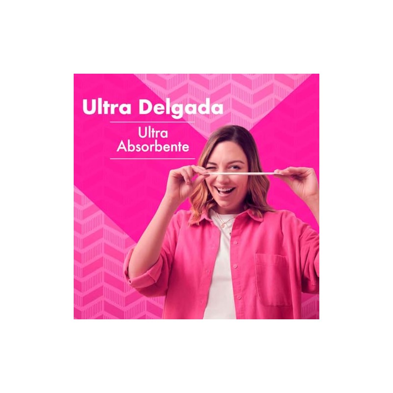 Saba Ultra Invisible Buenos Días Ultradelgada con alas, 50 piezas