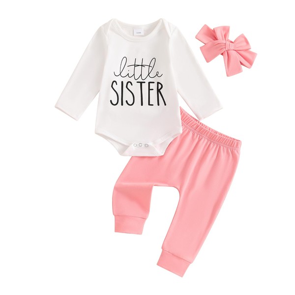 Ayalinggo Baby Girl Fall Outfits Letter Print Long Sleeve Romper