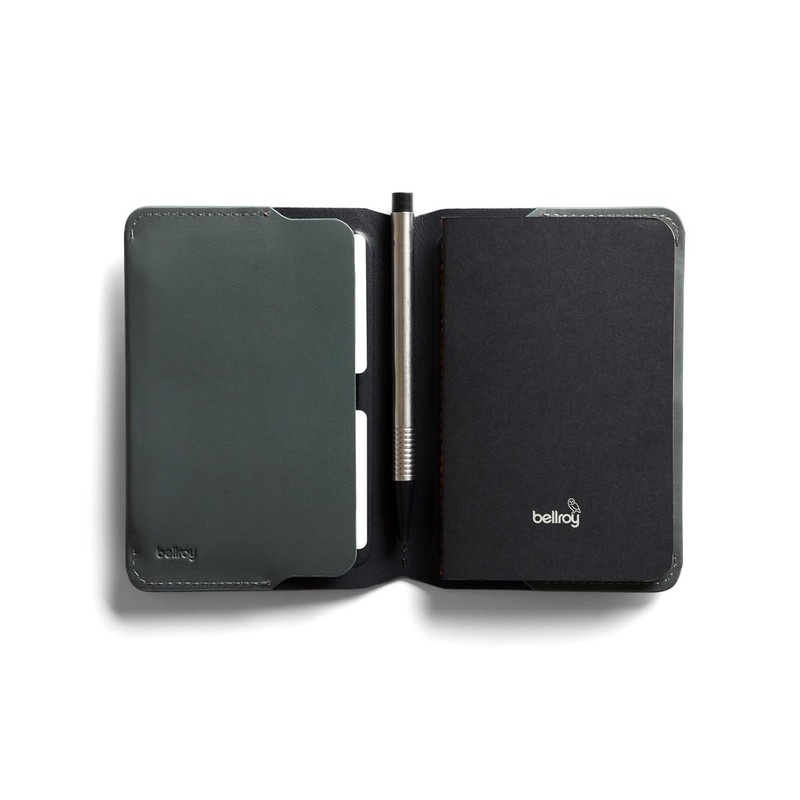 Bellroy Notebook Cover (leather folio for notebook) - Everglade