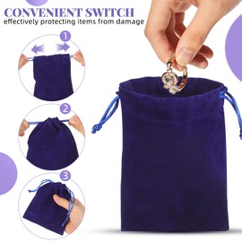 SHINEOFI 2 sacchetti con coulisse per puzzle a cubetti, tasche multifunzionali per pietre da gioco, piccole tasche per cavi e accessori, leggeri e portatili da viaggio
