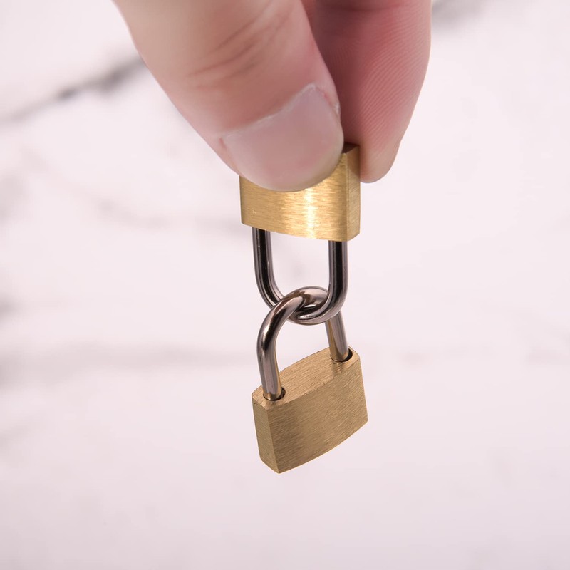 Matory 3 Set Mini Padlock with Keys Small Diary Padlocks