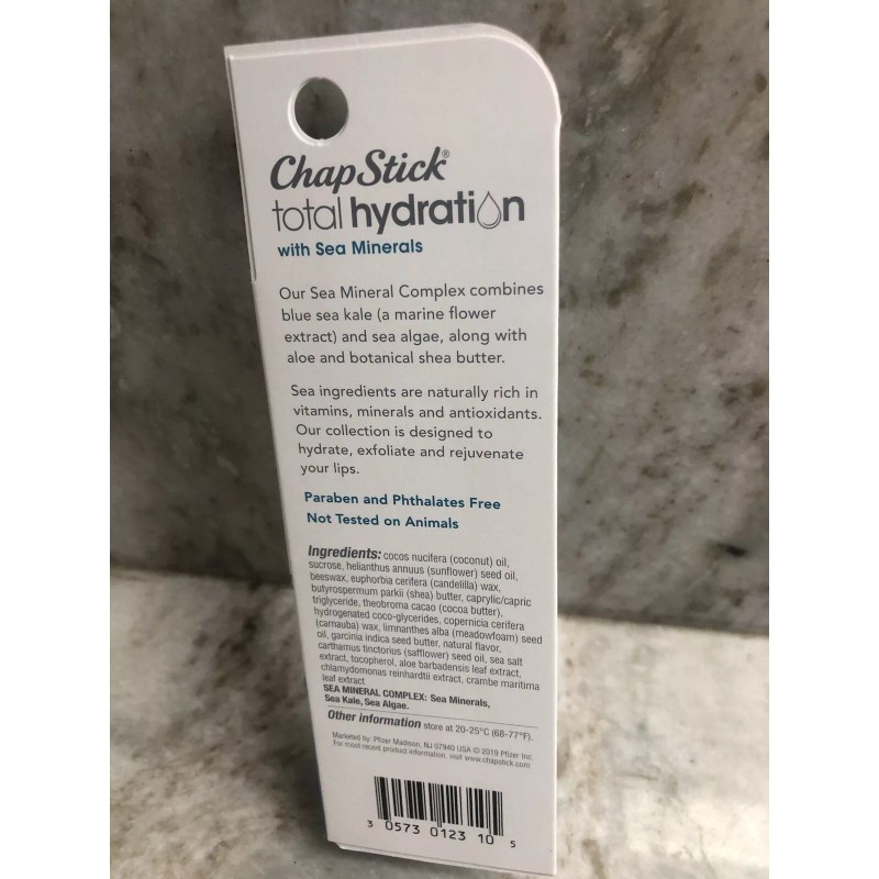 ChapStick Chap Stick Total Hydratation W/ Sea Minerals Moisturizing Lip