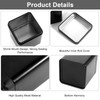 Classic Square Tea Canister, Set of 9 Tea Canisters for