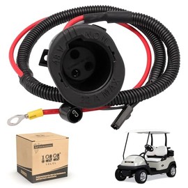 10L0L Golf Cart Charger DC Receptacle for Club Car Precedent 2004-up Electric Carts, Replaces OEM# 103375501