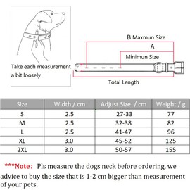 Yiwong Spiked Leather Dog Collar Lead Set, Bullet Nail Rivet Dog Collar, Leather Dog Collar with Studs, for Medium Size, Pitbull, English Bulldog (L, Red)