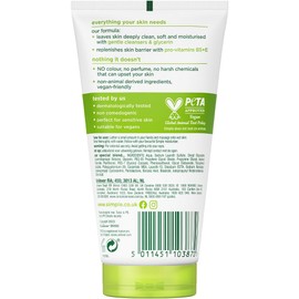 SIMPLE, Limpiador facial con efecto Humectante, 150 ml