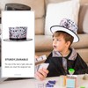 Toddmomy Top Hat Wizard Hat Cap Cloth Playing Card Print