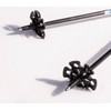 Yukon Charlie's Trekking Pole Accessory - Snow Basket (LP03), Black