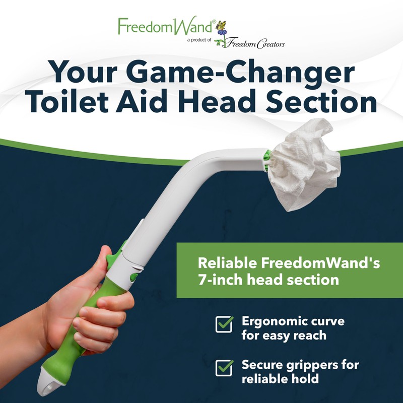 Replacement Head Attachment for Compact, Master & Ultimate Toilet Aid