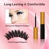 THINKSHOW Magnetic Eyelashes Kit, Long Lasting and Reusable Magnetic lashes