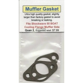 Unbranded Shockwave 55 Cooling Flange Exhaust/Muffle