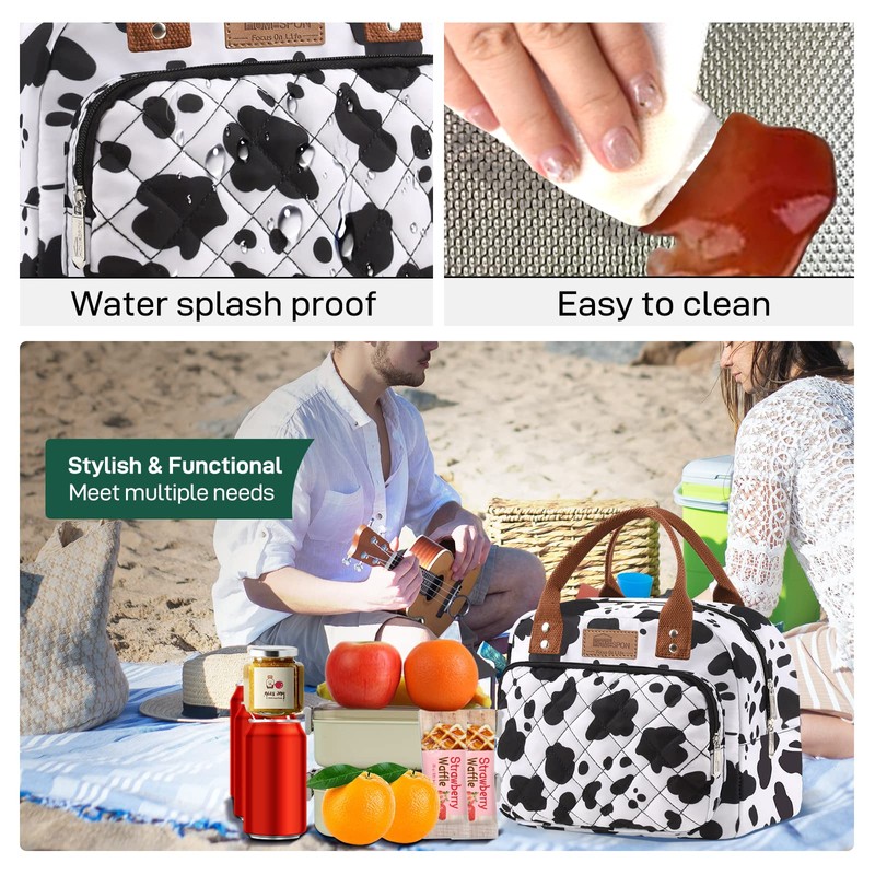 HOMESPON Insulated Lunch Bag for Women Men Work Adult Cooler
