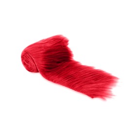 FabricLA Red Shaggy Plush Faux Fur Strips - Craft Fur for Gnomes, Cosplay, and DIY Projects | 8" X 60"
