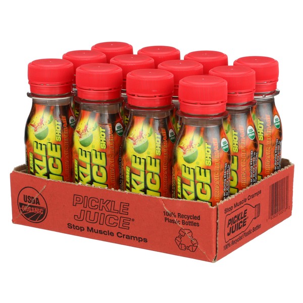 Pickle Juice Sports Drink Shots, Extra Strength, Chili Lime -