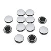 Medium Silver Planning Office Magnets for Fridge, Whiteboard, Noticeboard, Filing