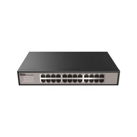 Netis 24 Port Unmanaged Gigabit Switch, Desktop Ethernet Splitter, Ethernet Hub, Plug and Play, Fanless Quite, Traffic Optimization, Sturdy Metal, Rack mountable with Included mounting Bracket