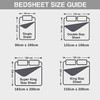 Dazzle Collection® 100% Egyptian Cotton Sheet 200 Thread Count Bed