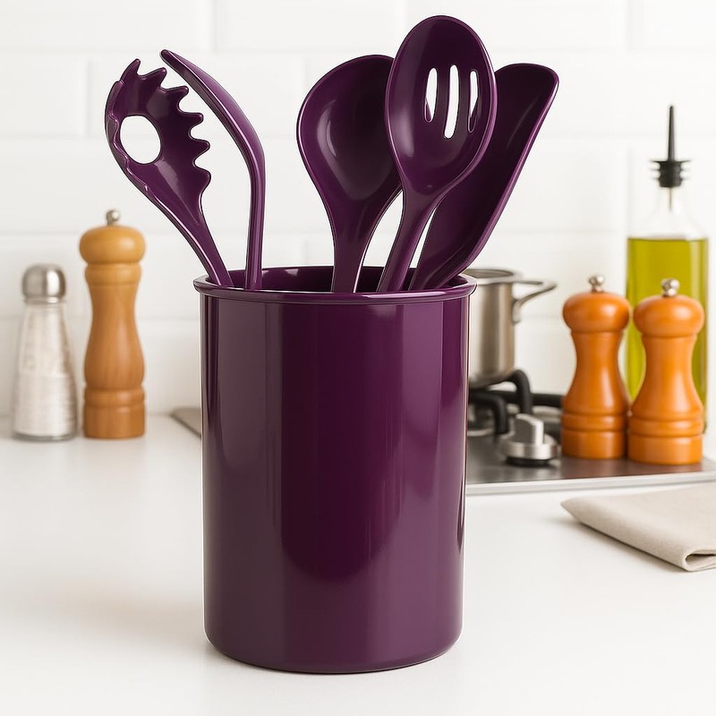 Reston Lloyd 6 Piece Kitchen Utensil Holder for kitchen counter,