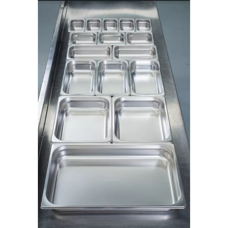 Dilitools Inserto Contenedor Acero Inox De Dos Tercios De 4