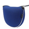 Andux Mesh Mallet Putter Cover Golf Putter Head Covers Blue,