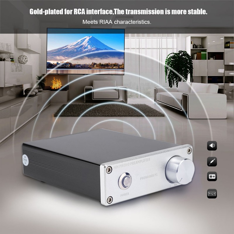 Gold plated for RCA Input Output PHONO BOX P1 MM