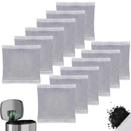 FOWSRHRG 12PCS Charcoal Odor Absorber, Household Activated Charcoal Odor Absorber, Bamboo Charcoal Air Purifying Bag, Shoe Deodorizer, Odor Eliminator for Trash Cans, Refrigerators, Pets, Cars