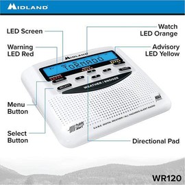 Midland WR120 NOAA Weather Alert Radio