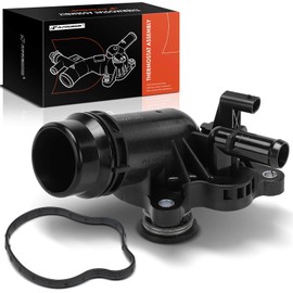 A-Premium Engine Coolant Thermostat Housing Assembly with Sensor Compatible with Chrysler Pacifica 2017-2022, Grand Caravan 2021-2022, Voyager & Ram ProMaster 1500, ProMaster 2500, ProMaster 3500