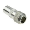 kenable TV RF Female Self Crimping Coax Plug for Coaxial