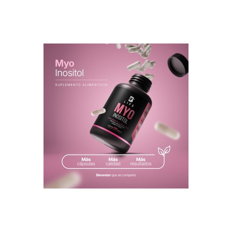 B Life Myo Inositol de 100 cápsulas