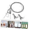 COHEALI 2 Sets Stainless Steel Picture Hanging Wire Kit Adjustable