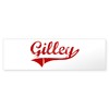 CafePress Gilley (Red Vintage) 10"x3" Rectangle Vinyl Bumper Sticker Car