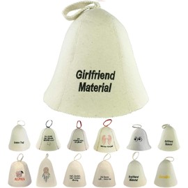 GMMH Sauna Hat Sauna Hat Made of Wool Felt – Felt Sauna Cap for Men and Women, Felt Cap for Sauna (SS20-012)